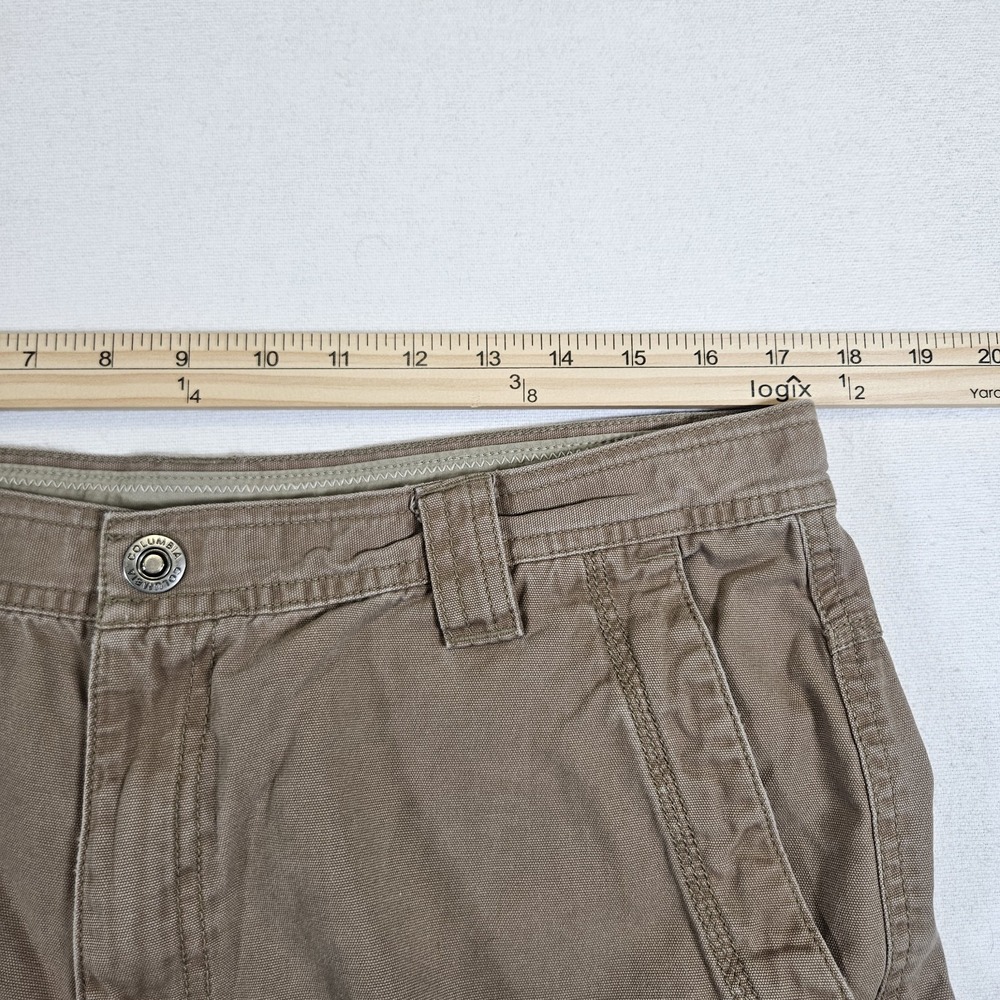 Columbia Cargo Shorts Mens 36 9 Hiking Chino 1564431 Fishing Chino Flat Front - Picture 7 of 13